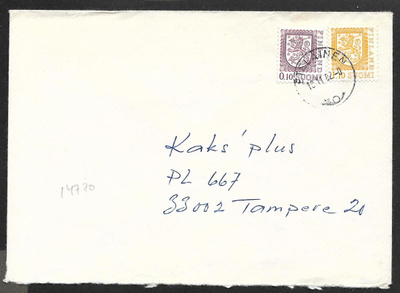 Postiläh. - Yl.m. 0,10+1,10(LAPE 823+834) Eteläinen 10.11.82