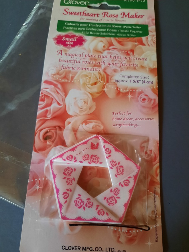 Sweetheart ruusun teko väline ja ohjekaava