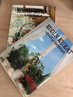 Kodin kukat-sarjan kirjoja 2 kpl