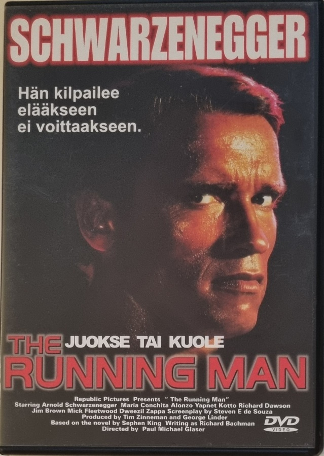 THE RUNNING MAN - JUOKSE TAI KUOLE DVD
