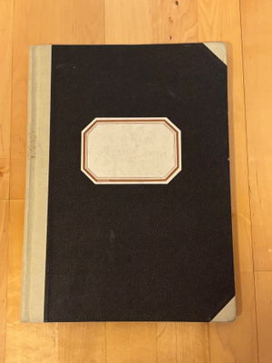 Vanha konttorikirja vintage