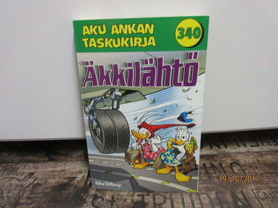Aku Ankan taskukirja 340 - Äkkilähtö (1.Painos)