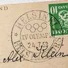 Helsinki Olympia 1952  postikortti - Mannerheimintie - pikkukuva 3