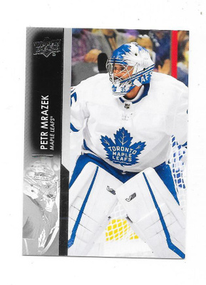2021-22 UD Extended Series #644 Petr Mrazek Toronto MV
