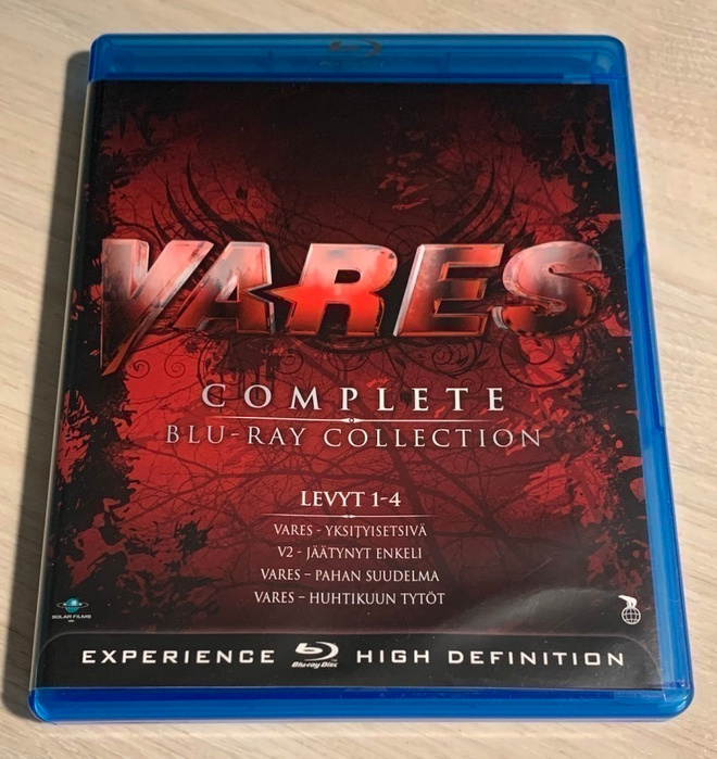 Vares (Blu-ray) 4 ensimmäistä Vares-elokuvaa
