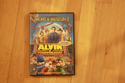 Night at the Museum (Yö museossa) 2 Alvin ja pikkuoravat DVD
