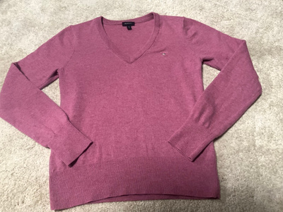 GANT roosa neule pusero 100% extra fine wool M