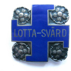 Lotta-Svärd hopeinen jäsenmerkki - pikkukuva 1