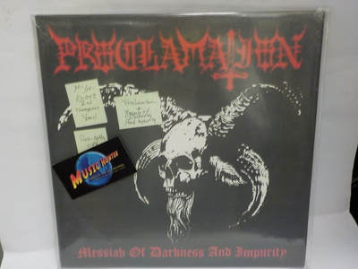 PROCLAMATION - MESSIAH OF DARKNESS AND IMPURITY M-/M- LP
