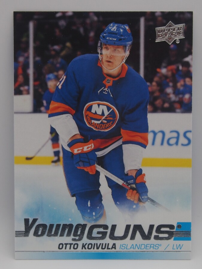 2019-20 Upper deck Young guns Otto Koivula