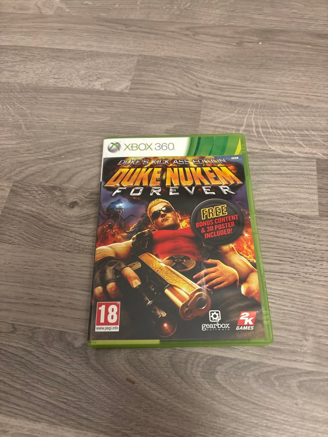 Duke Nukem Forever erikoisversio sis. julisteen