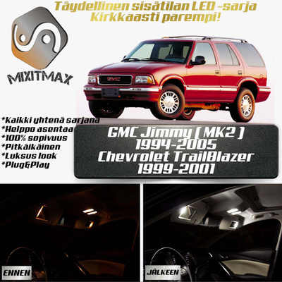 GMC Jimmy (MK2) Sisätilan LED-sarja 16-osainen