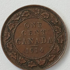 Canada One Cent 1914 King George - pikkukuva 2
