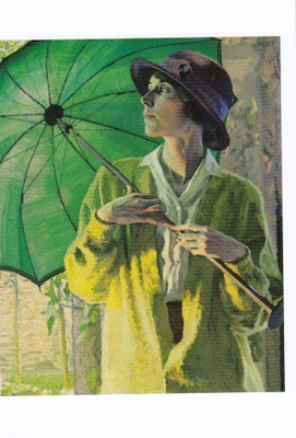 William John Leech: Aurinkovarjo (isohko postikortti)