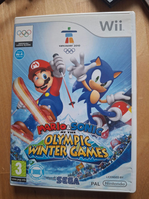Wii Mario & Sonic at the Olympic Winter Games CIB