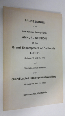 Proceeding of the 128th annual session of the Grand Encam...