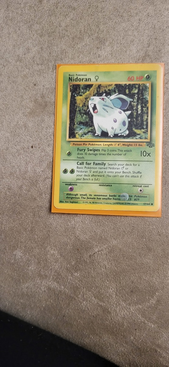 Nidoran 57/64 - Jungle set card