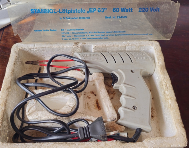 STANNOL-LÖTPISTOLE , MADE IN GERMANY