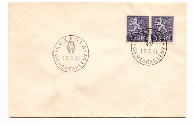 Kokkola: erikoisleima 16.6.1957