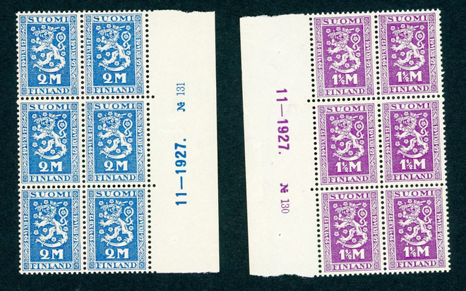 1927 Itsenäisyyden 10-vuotisjuhla nro 6-lot **