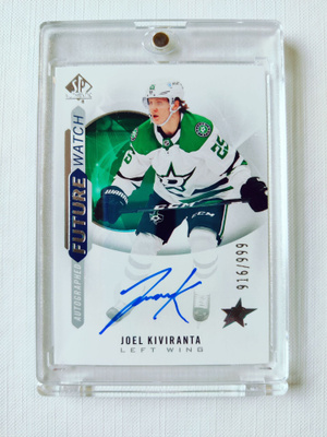 Joel Kiviranta - 20-21 SP Autographed Future Watch /999