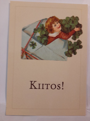 Kiitos!- kiiltokuva-aihe