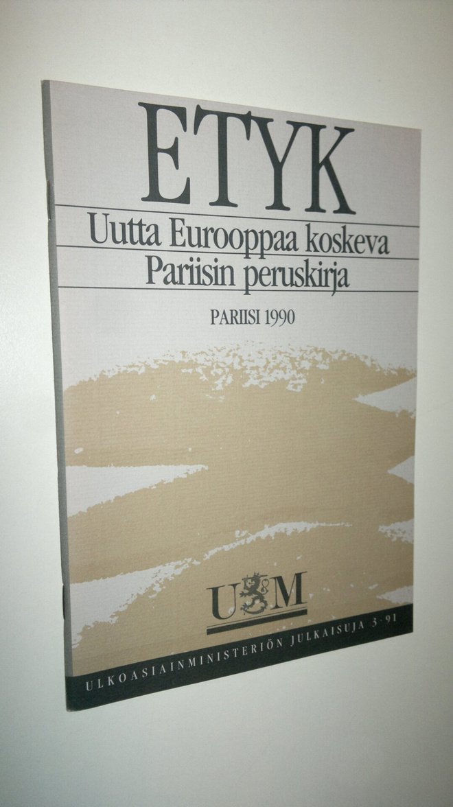 Uutta Eurooppaa koskeva Pariisin peruskirja