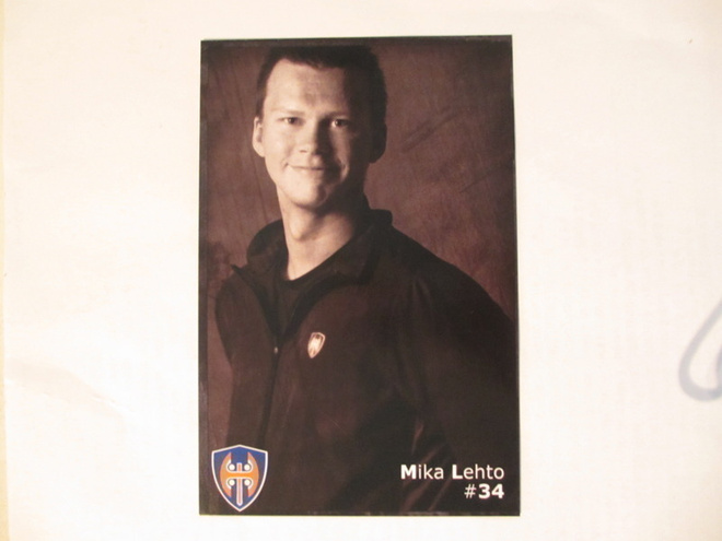 Mika Lehto Tappara postikortti