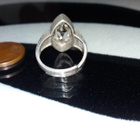 Finnfeelings, Marquise hopea sormus vuorikristalli jewelry - pikkukuva 3