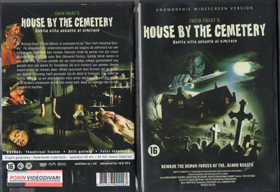 House By The Cemetery (4 470) UUSI -ulk- DVD 1981 audio gb