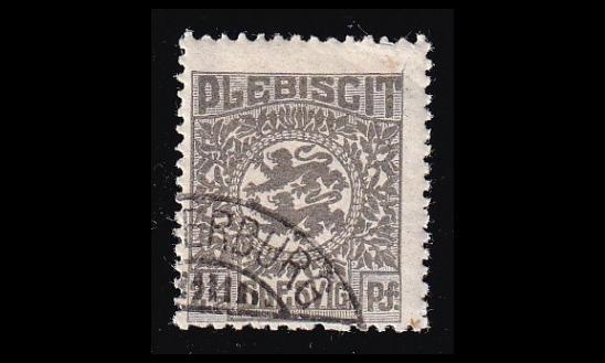 Slesvig 1 o Vaakuna 2 1/2 Pf (1920)