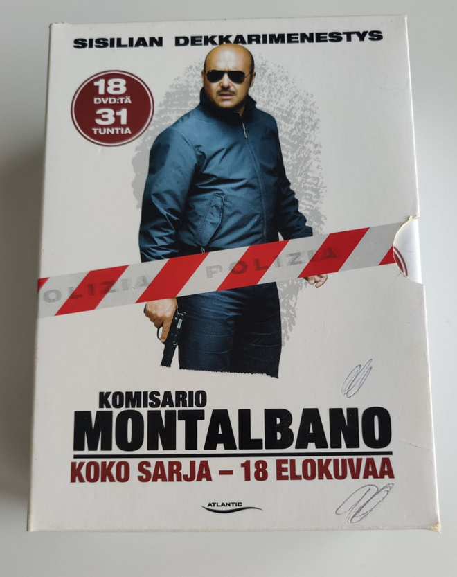 Komisario Montalbano, kaikki18 elokuvaa ( dvd )