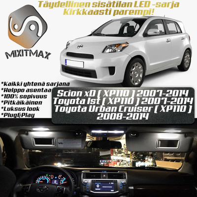 Scion xD / Urban Cruiser Sisätilan LED-sarja 7-o