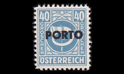 Itävalta P_199 ** Porto 40 g (1946)