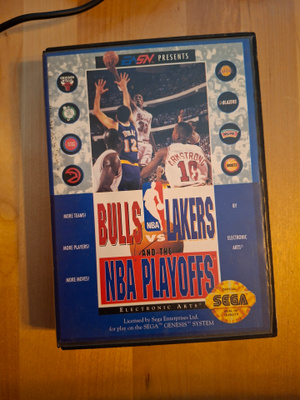 Sega Genesis Bulls vs Lakers and the NBA Playoffs CIB