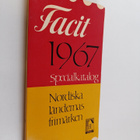 Facit 1967 : specialkatalog över de nordiska ländernas fr... - pikkukuva 1