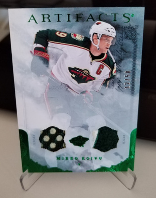 2010-11 Artifacts Mikko Koivu Jersey/ Patch /50