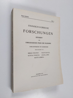 Finnisch-ugrische Forschungen Band 39, Heft 3 : Zeitschri...