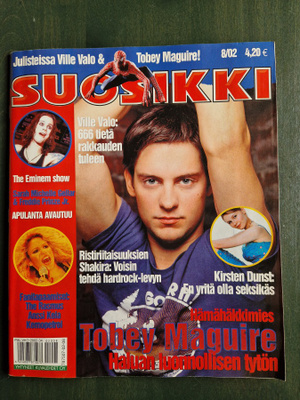 Suosikki 8/2002 juliste mukana Ville Valo