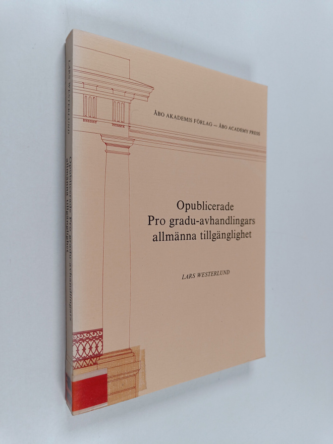 Lars Westerlund : Opublicerade pro gradu-avhandlingars oc...