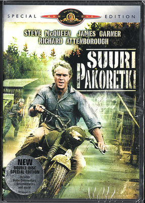 UUSI Suuri pakoretki (1963) Steve McQueen, Charles Bronson