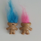 PIENET TROLLI-FIGUURIT 2 KPL YHT.HINT.- koko 3,5 CM + tukka - pikkukuva 2
