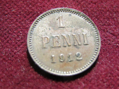 1 penni  1912