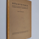 Hugo Bergroth : Högsvenska : kortfattad hjälpreda vid und... - pikkukuva 1