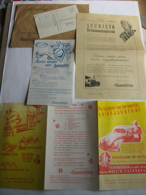 Arpajaisyhdistyksen kirje vuodelta 1957