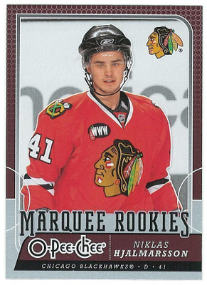 08-09 O-Pee-Chee #549 Niklas Hjalmarsson RC