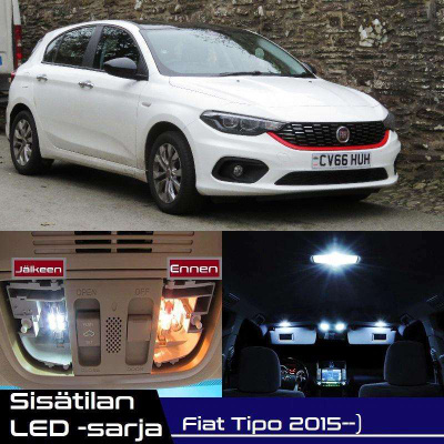 Fiat Tipo (356) Sisätilan LED-sarja 8-osainen