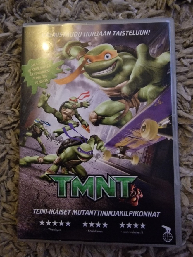 TMNT - teini-ikäiset mutanttininjakilpikonnat (turtles)