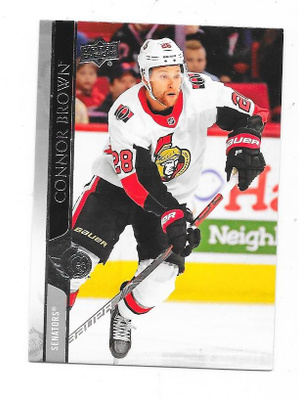 2020-21 Upper Deck #128 Connor Brown Ottawa Senators