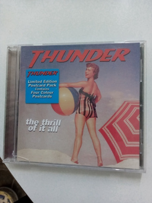 CD THUNDER - The Thrill of it all  ( Sis.postikulut )